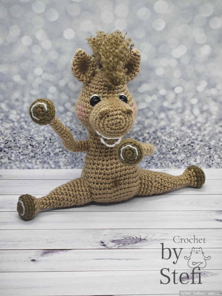 Конь Яшка — Вязаные игрушки и амигуруми: крючком (фото 10)