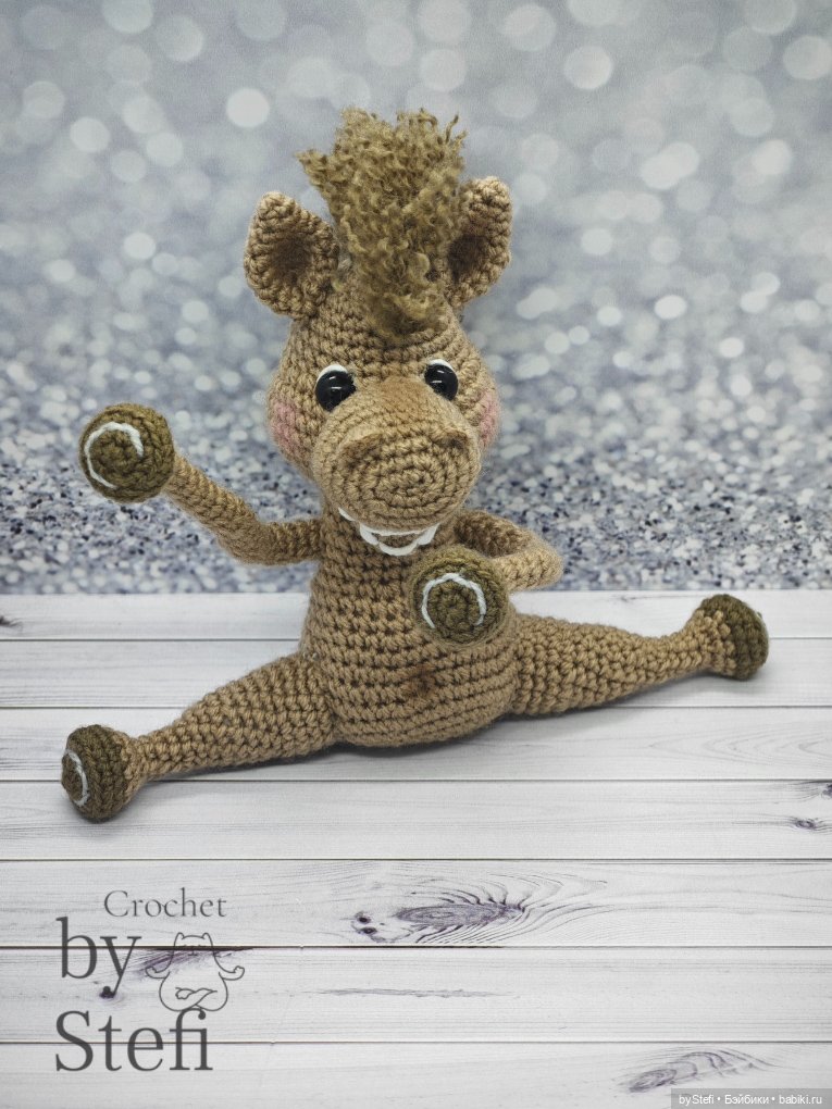 Конь Яшка — Вязаные игрушки и амигуруми: крючком (фото 9)