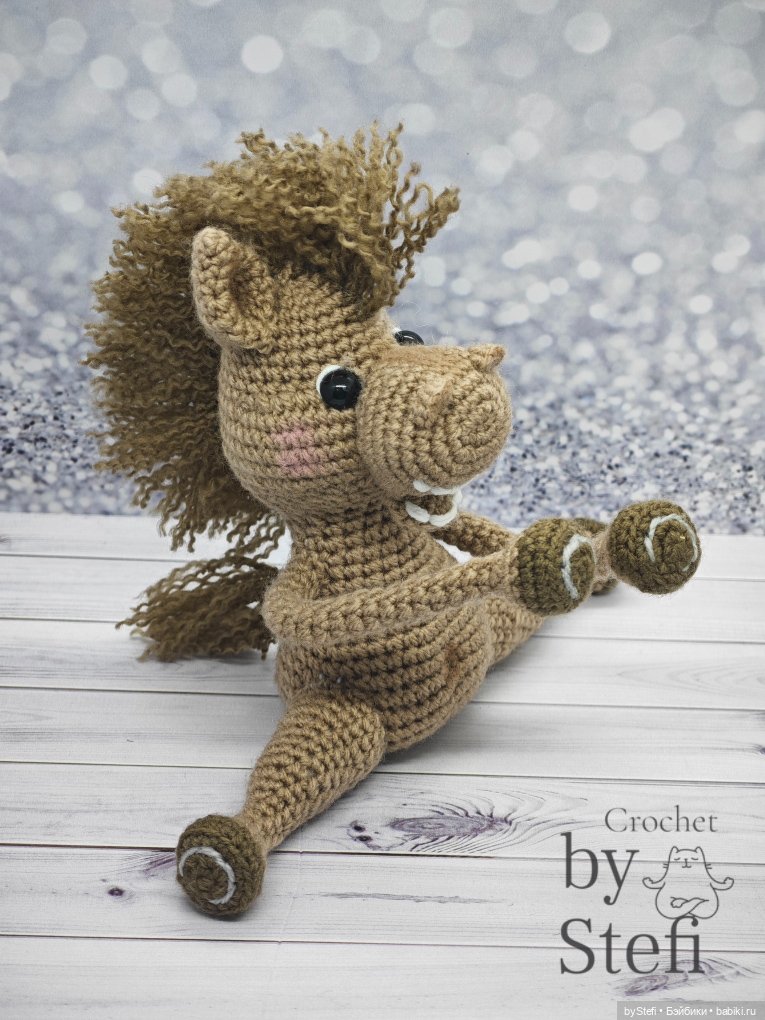 Конь Яшка — Вязаные игрушки и амигуруми: крючком (фото 3)