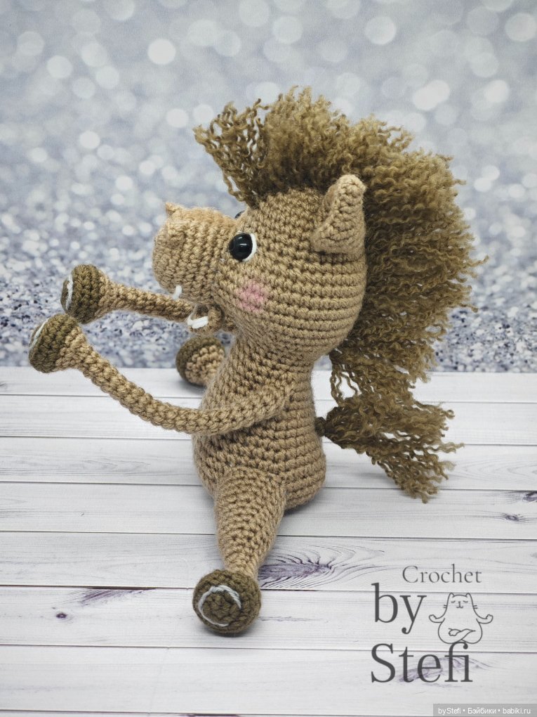 Конь Яшка — Вязаные игрушки и амигуруми: крючком (фото 7)