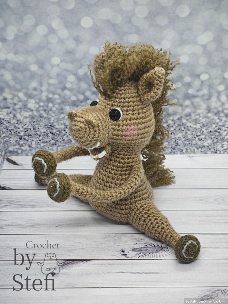 Конь Яшка — Вязаные игрушки и амигуруми: крючком (фото 5)