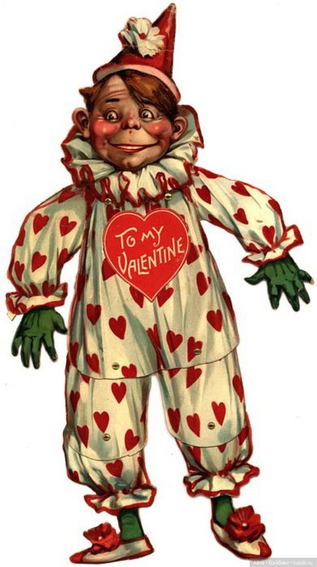 Старинные подвижные фигурки-валентинки американской художницы Френсис Брандаж (фото 8)