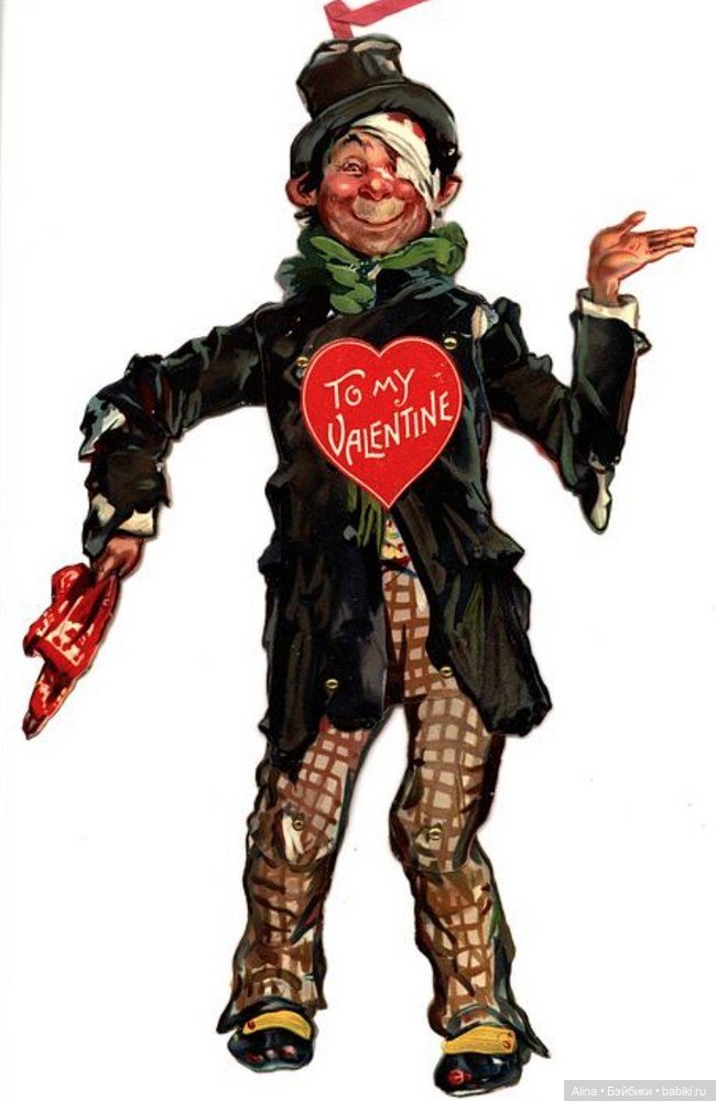 Старинные подвижные фигурки-валентинки американской художницы Френсис Брандаж (фото 9)