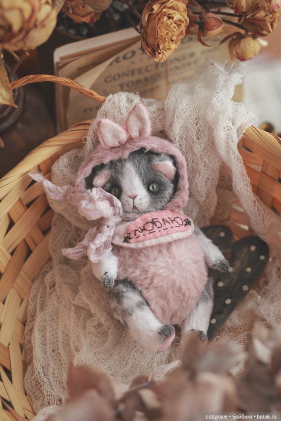 Тедди Котенок — Авторские мишки Тедди и друзья: фото (фото 3)