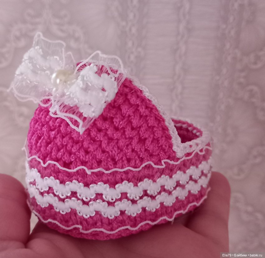 Люлька для пупса — Вязаные игрушки и амигуруми: крючком (фото 4)