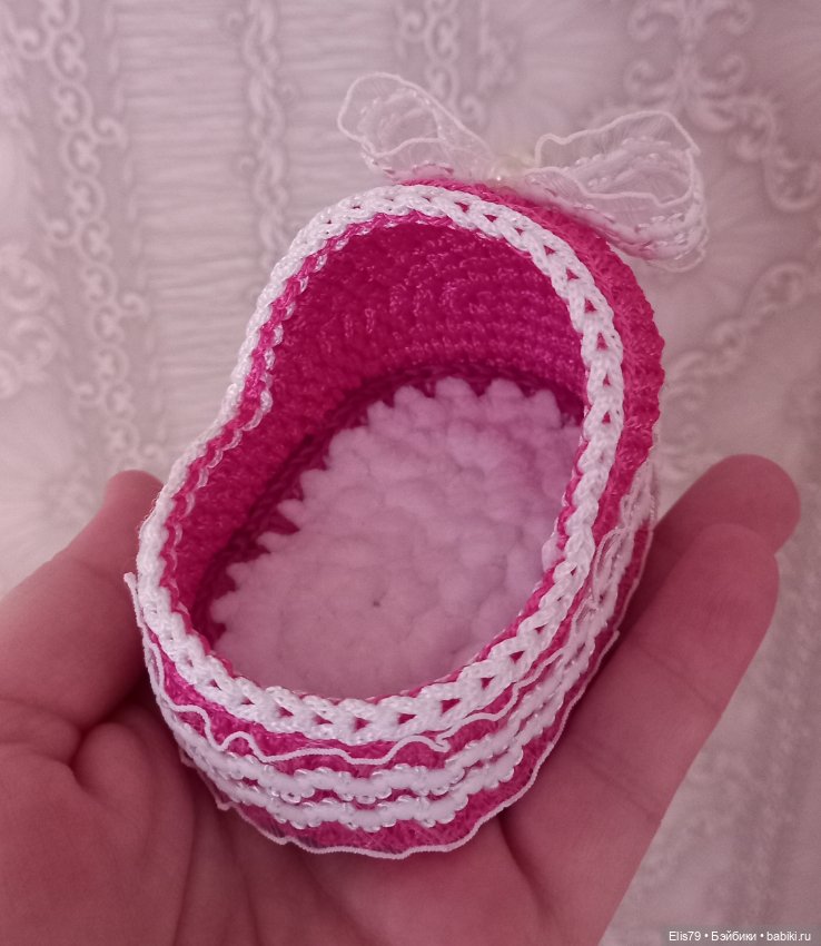 Люлька для пупса — Вязаные игрушки и амигуруми: крючком (фото 3)