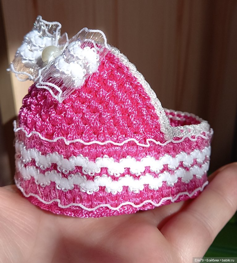 Люлька для пупса — Вязаные игрушки и амигуруми: крючком (фото 7)