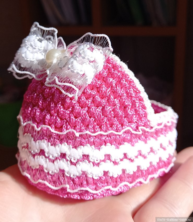 Люлька для пупса — Вязаные игрушки и амигуруми: крючком (фото 5)