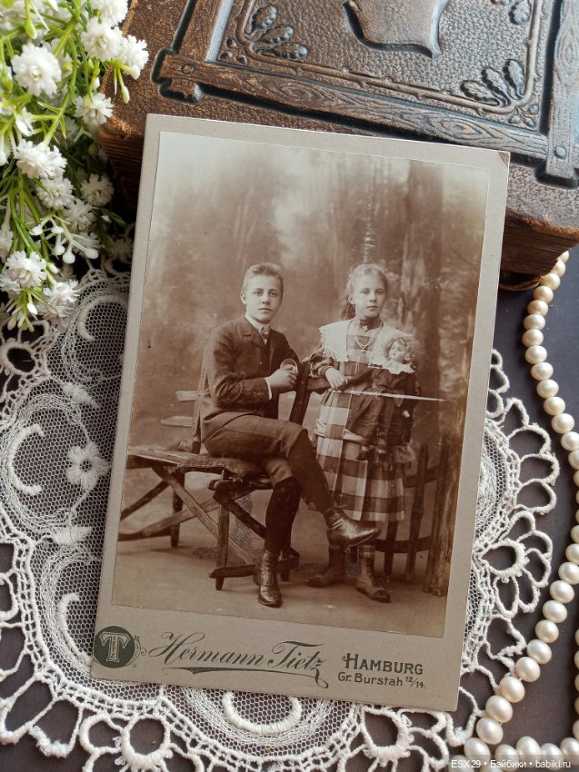 Куклы на старинных фотографиях (фото 2)