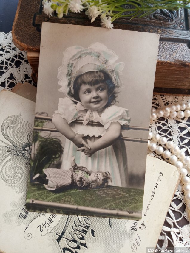 Куклы на старинных фотографиях