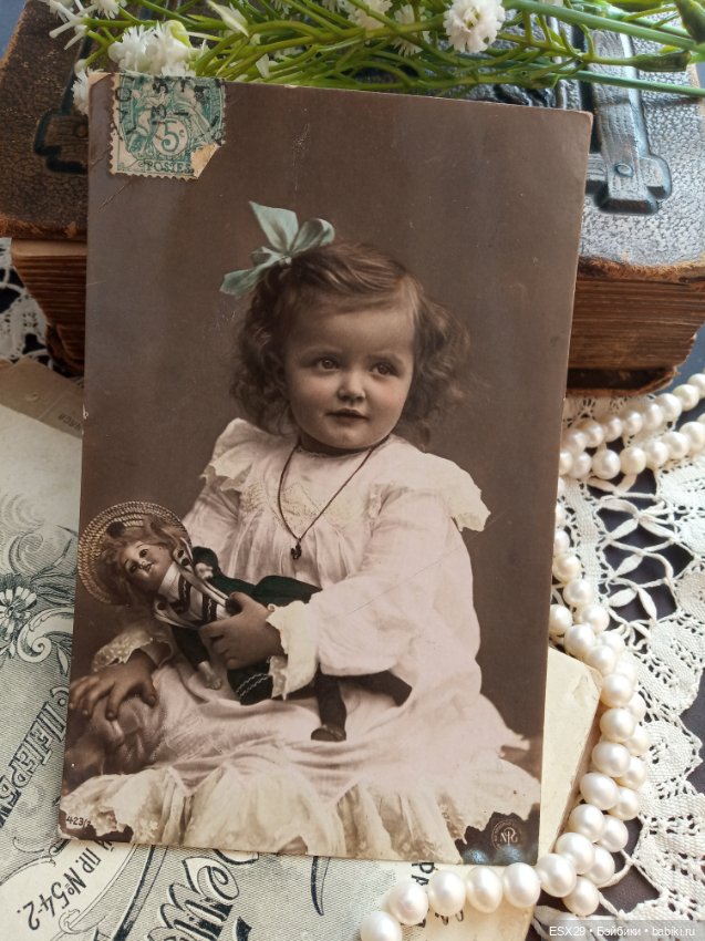 Куклы на старинных фотографиях (фото 10)