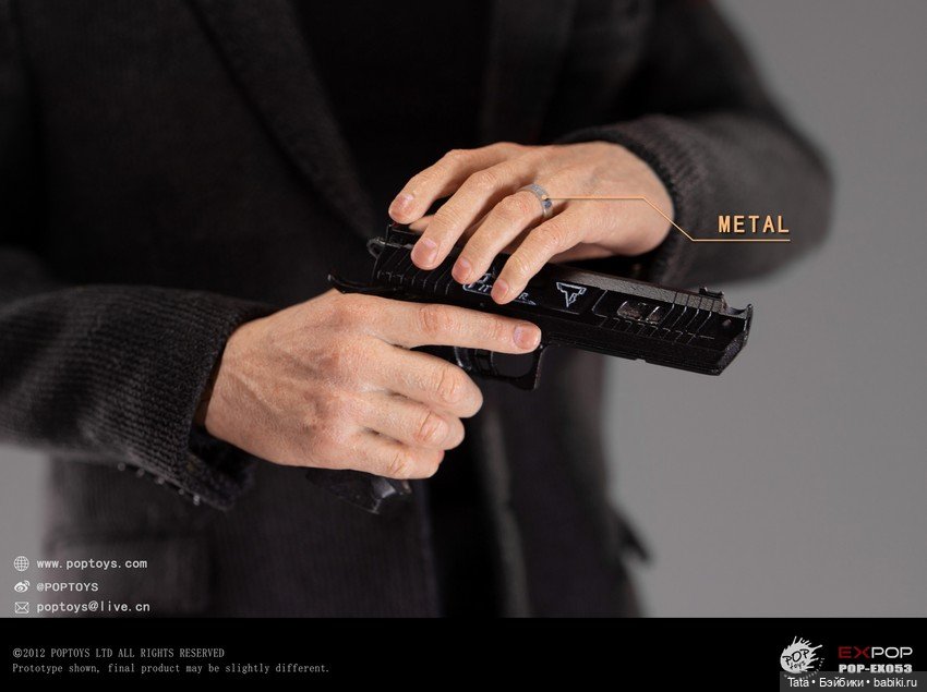 POPTOYS - фигурка Джона Уика в масштабе 1/6 (фото 10)