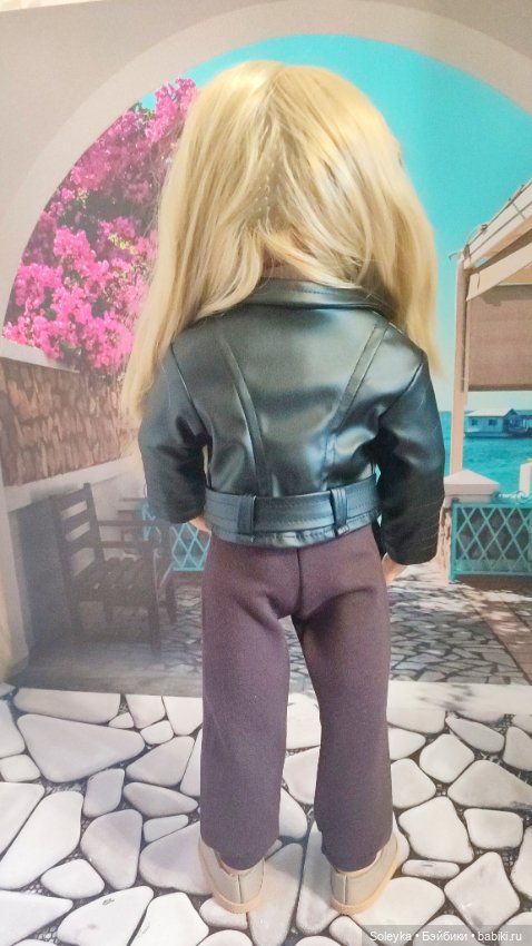 Косуха, джинсы и берцы — Одежда и обувь для кукол своими руками: фото (фото 6)