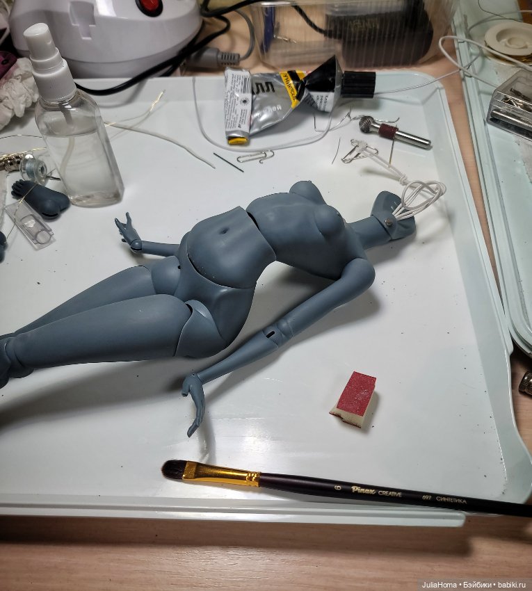 Моя первая шарнирная кукла (фото 4)