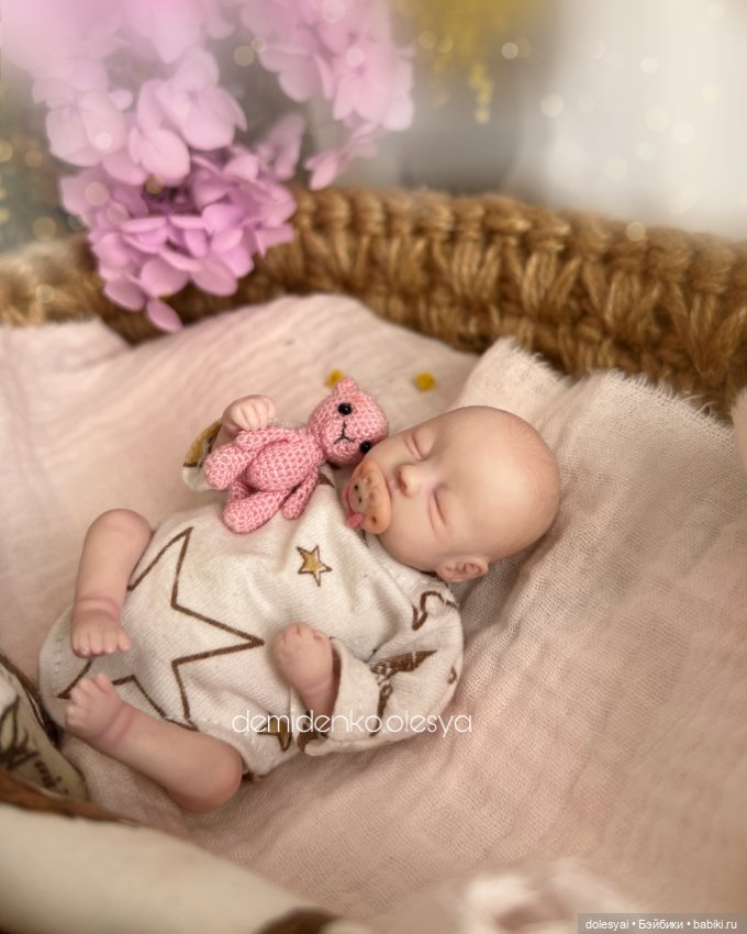 Мини реборн Полина. Кукла младенец (фото 4)