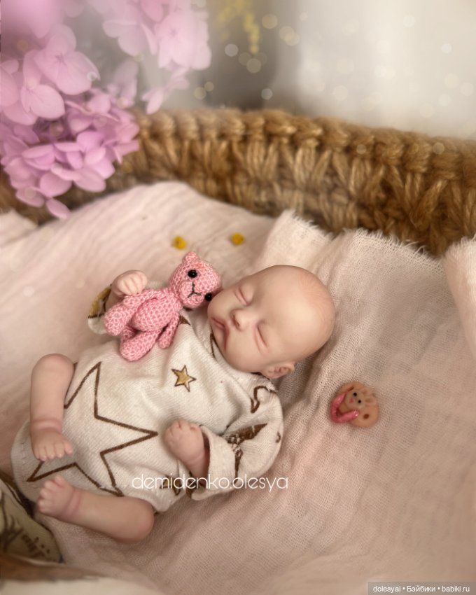 Мини реборн Полина. Кукла младенец (фото 7)