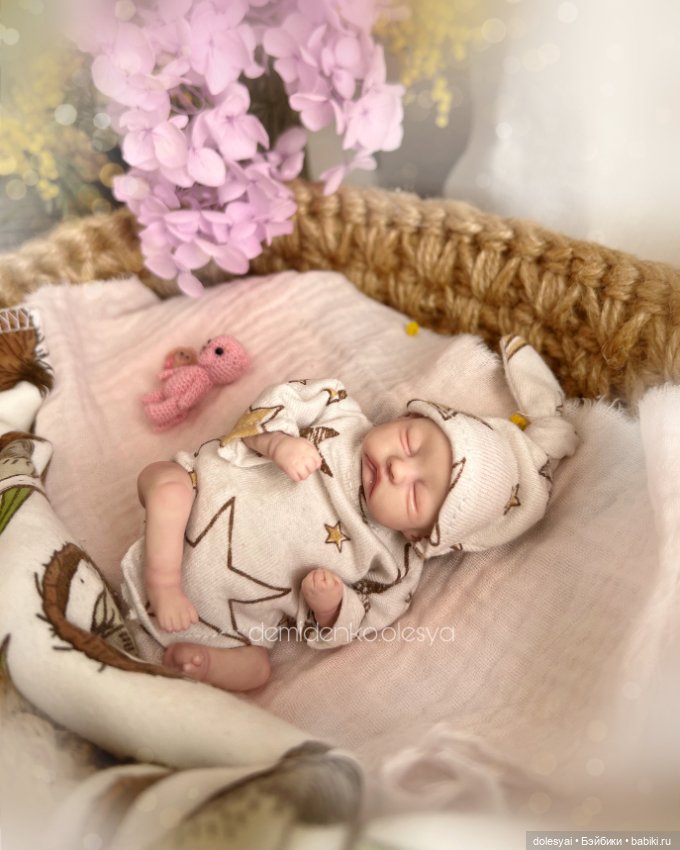 Мини реборн Полина. Кукла младенец (фото 10)
