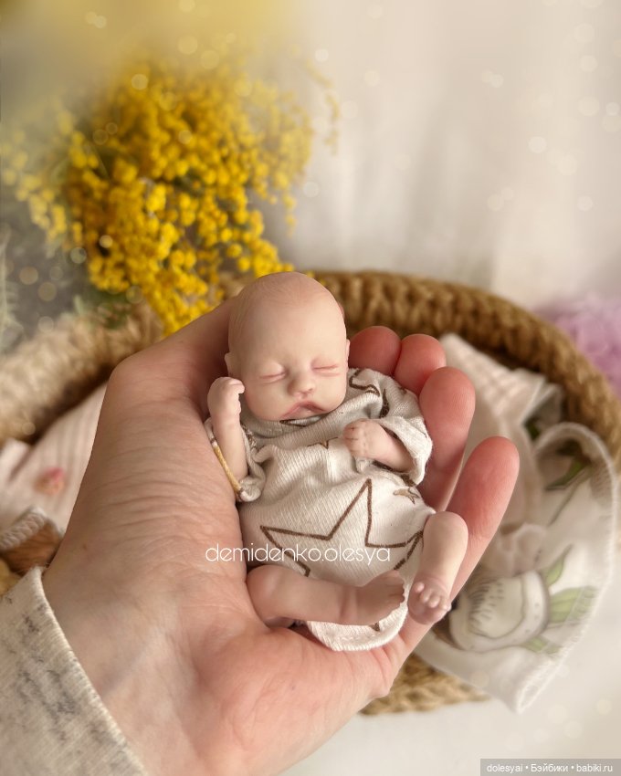 Мини реборн Полина. Кукла младенец (фото 8)