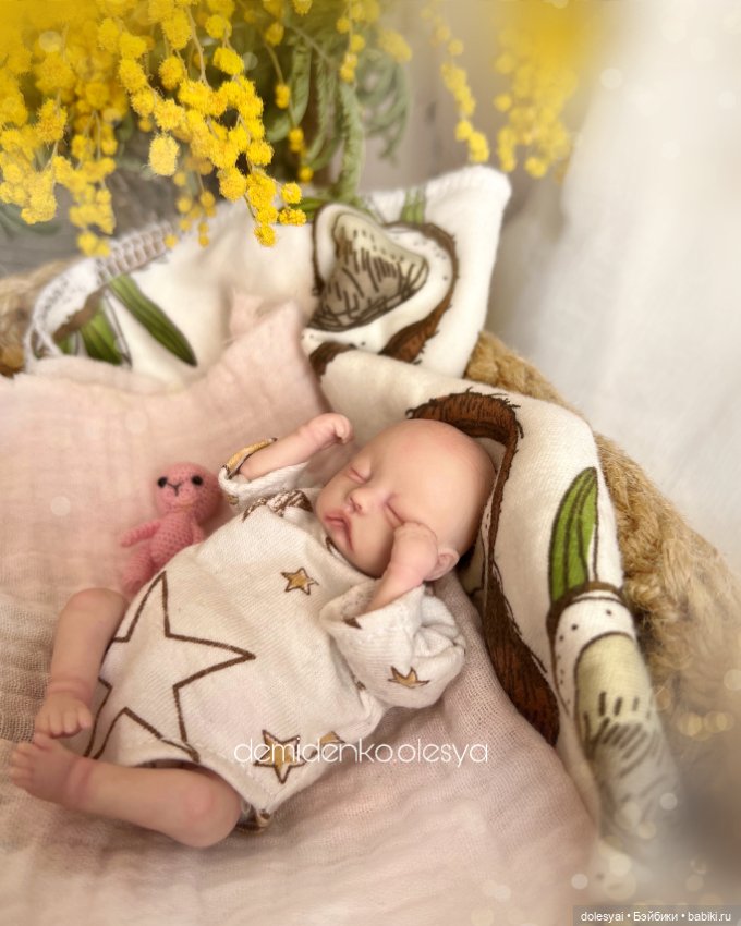 Мини реборн Полина. Кукла младенец (фото 9)