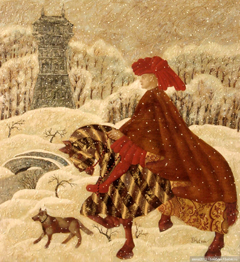 Вера Павлова , увидев её работы , забыть невозможно их волшебные миры