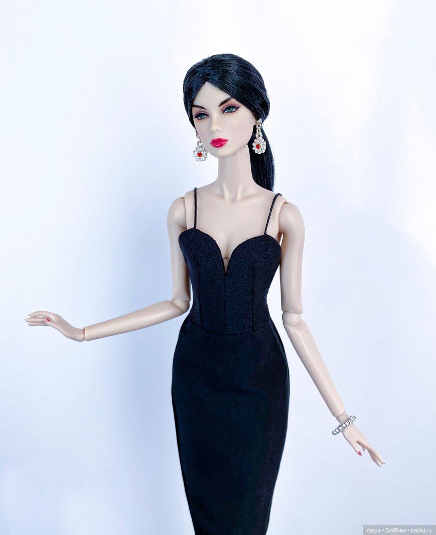 Выкройки вечерних платьев для кукол FR и NF (фото 9)