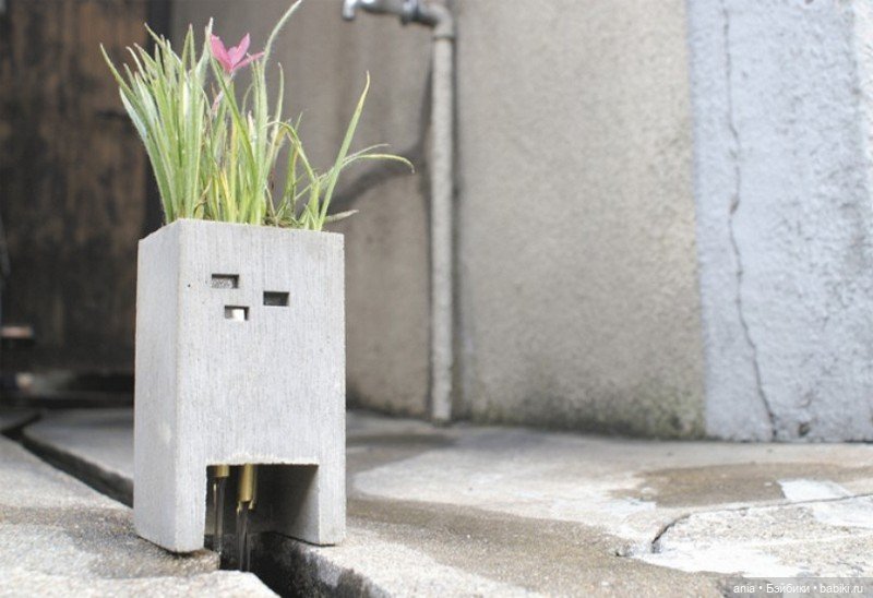 Кашпо для цветов в виде домов Nobuhiro Sato (фото 2)
