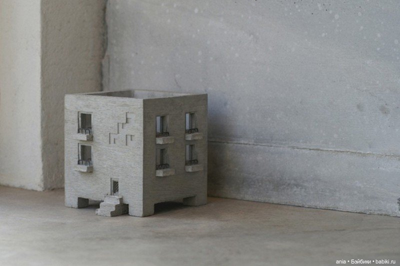 Кашпо для цветов в виде домов Nobuhiro Sato (фото 7)