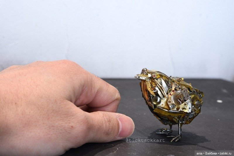 Животные из деталей от часов от Megane Tokei Ito (фото 10)