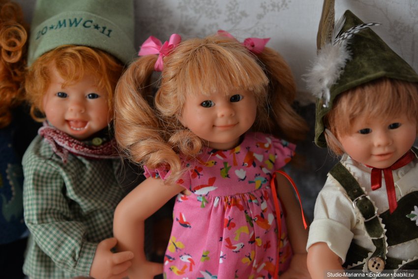Моя банда вихтелей — Куклы Rosemarie Anna Muller (Мюллер): Вихтели (Wichtel)