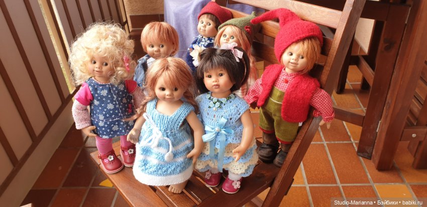 Моя банда вихтелей — Куклы Rosemarie Anna Muller (Мюллер): Вихтели (Wichtel)