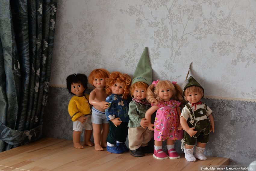 Моя банда вихтелей — Куклы Rosemarie Anna Muller (Мюллер): Вихтели (Wichtel)