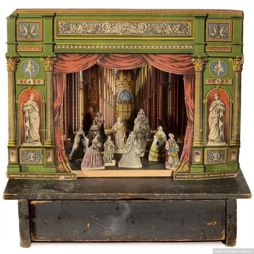 Немецкий бумажный театр 1890 - 1900-е гг