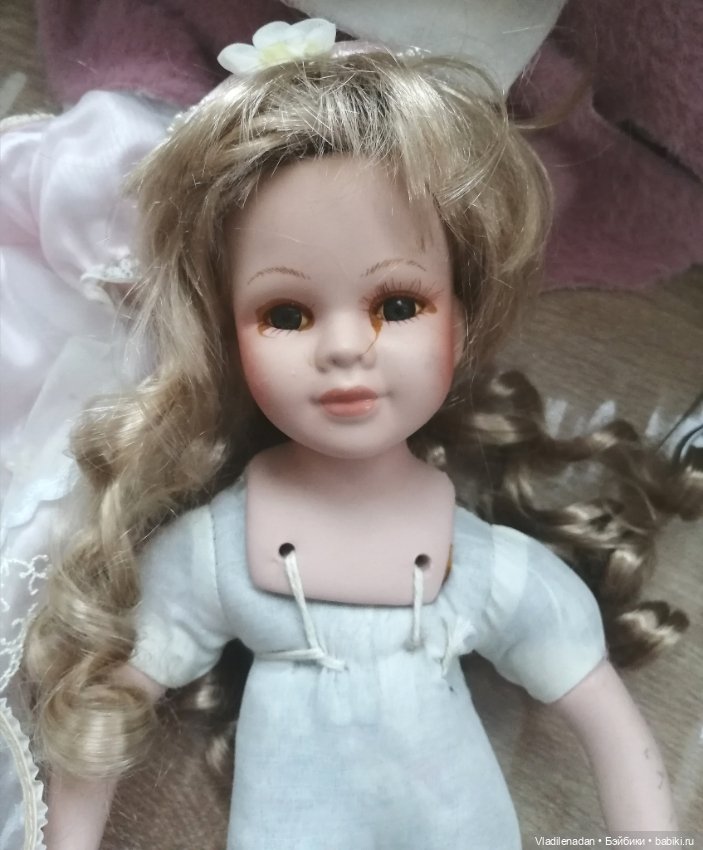 Переделка фарфоровой куклы, продолжение (фото 2)