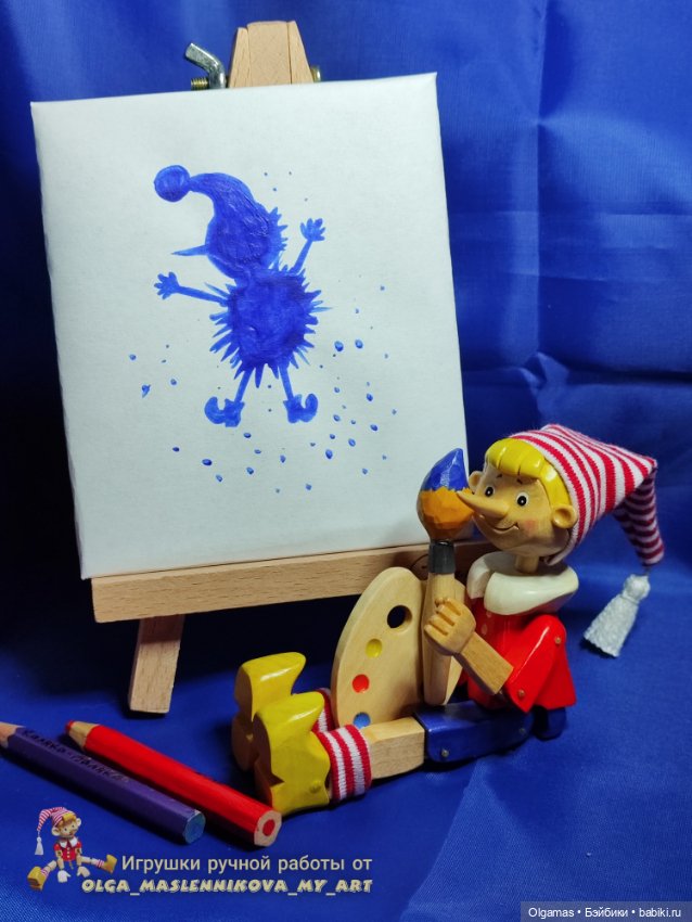 Буратино осваивает навыки художественного искусства 😊 (фото 6)