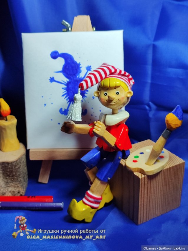 Буратино осваивает навыки художественного искусства 😊 (фото 8)