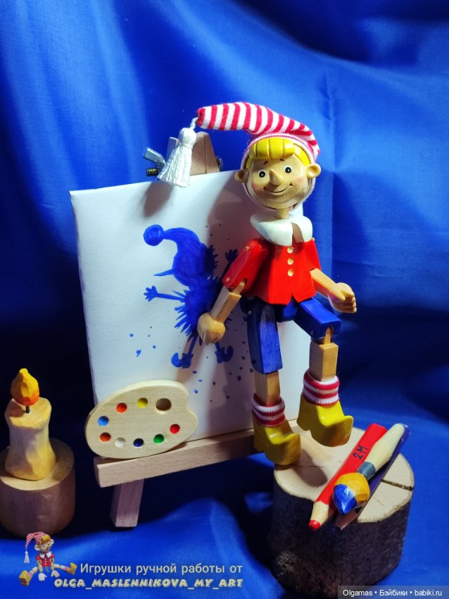 Буратино осваивает навыки художественного искусства 😊 (фото 5)