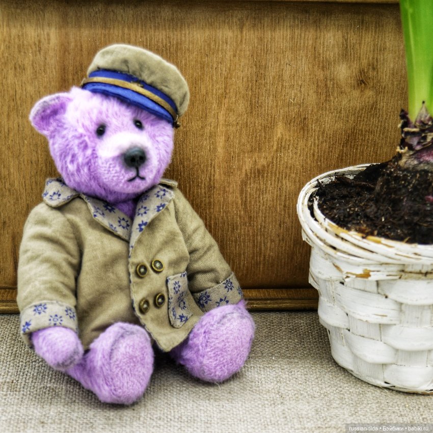 Мишка в фуражке со звёздочкой (фото 4)