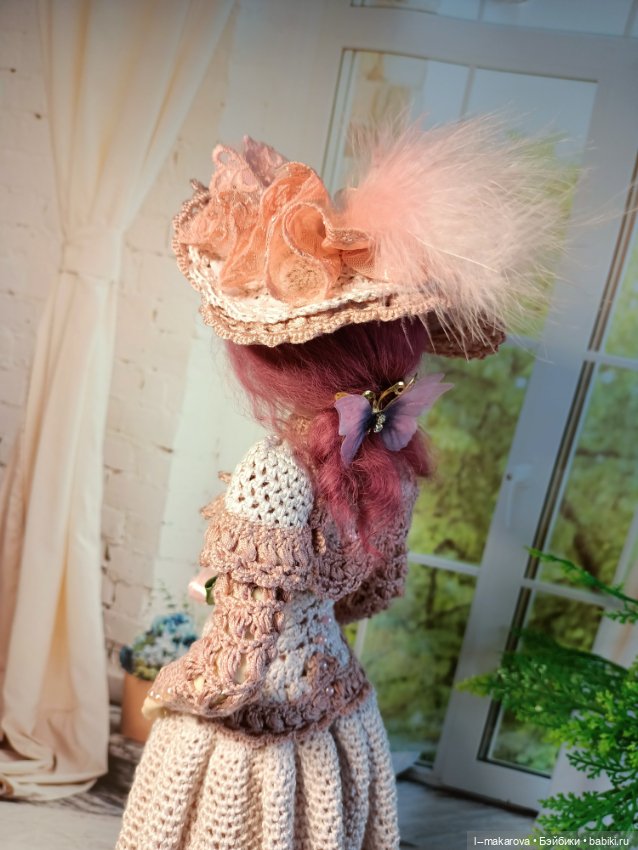 Дама с собачкой. Кукла БЖД bjd (фото 7)