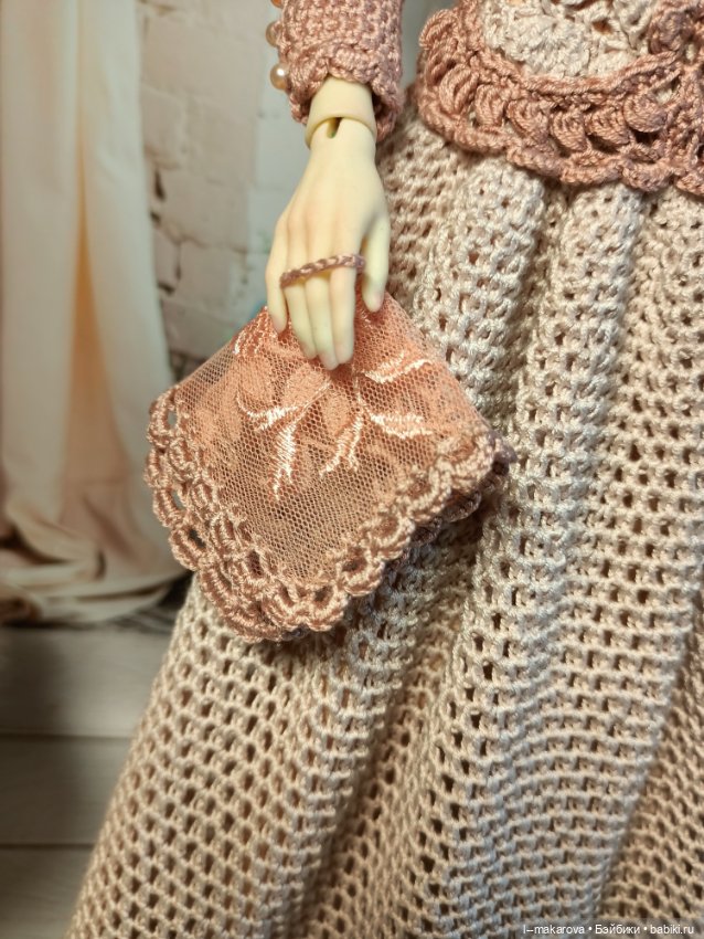 Дама с собачкой. Кукла БЖД bjd