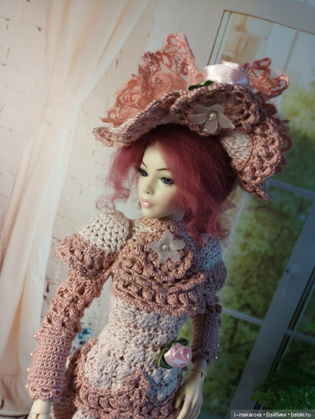 Дама с собачкой. Кукла БЖД bjd