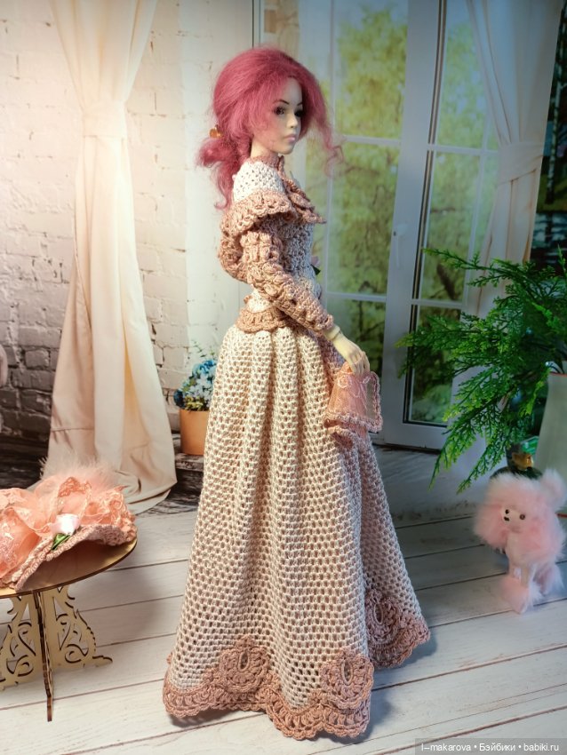 Дама с собачкой. Кукла БЖД bjd