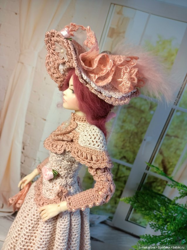 Дама с собачкой. Кукла БЖД bjd (фото 8)