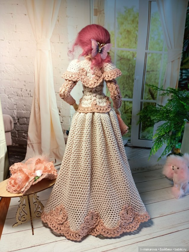 Дама с собачкой. Кукла БЖД bjd