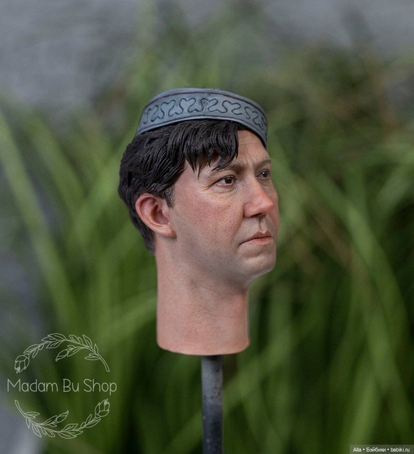Кастом экшн-головы Юрия Никулина, автор Мадам Бу (фото 2)