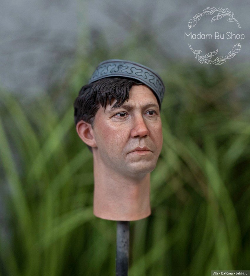 Кастом экшн-головы Юрия Никулина, автор Мадам Бу (фото 5)