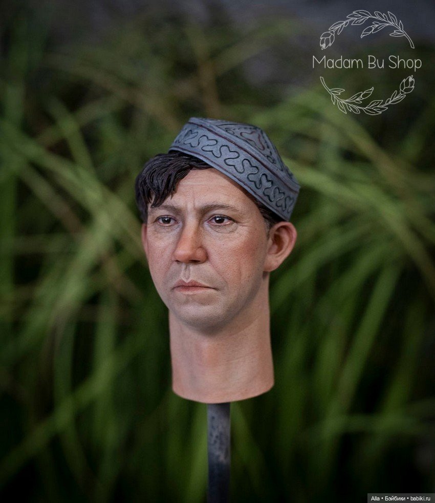 Кастом экшн-головы Юрия Никулина, автор Мадам Бу (фото 6)