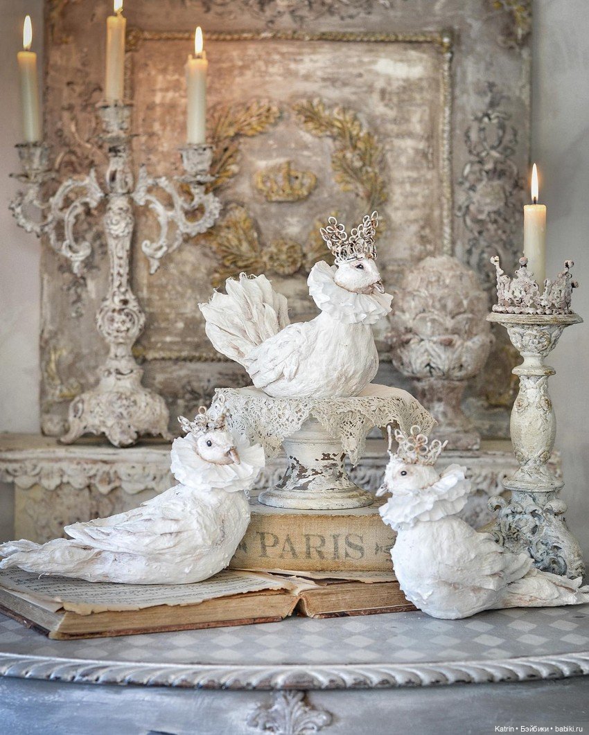 Авторские статуэтки в винтажном стиле Cat-arzyna (фото 3)