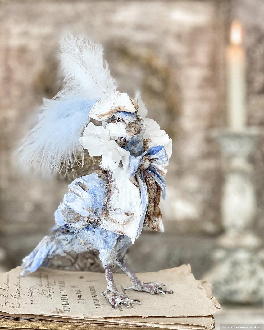 Авторские статуэтки в винтажном стиле Cat-arzyna (фото 10)