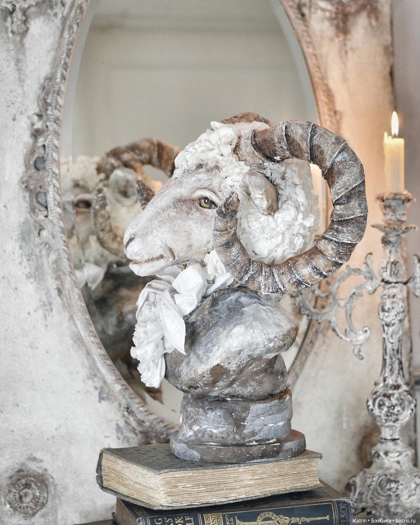 Авторские статуэтки в винтажном стиле Cat-arzyna