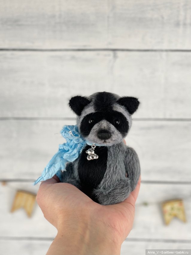 Тедди енот Оз — Авторские мишки Тедди и друзья: фото (фото 3)